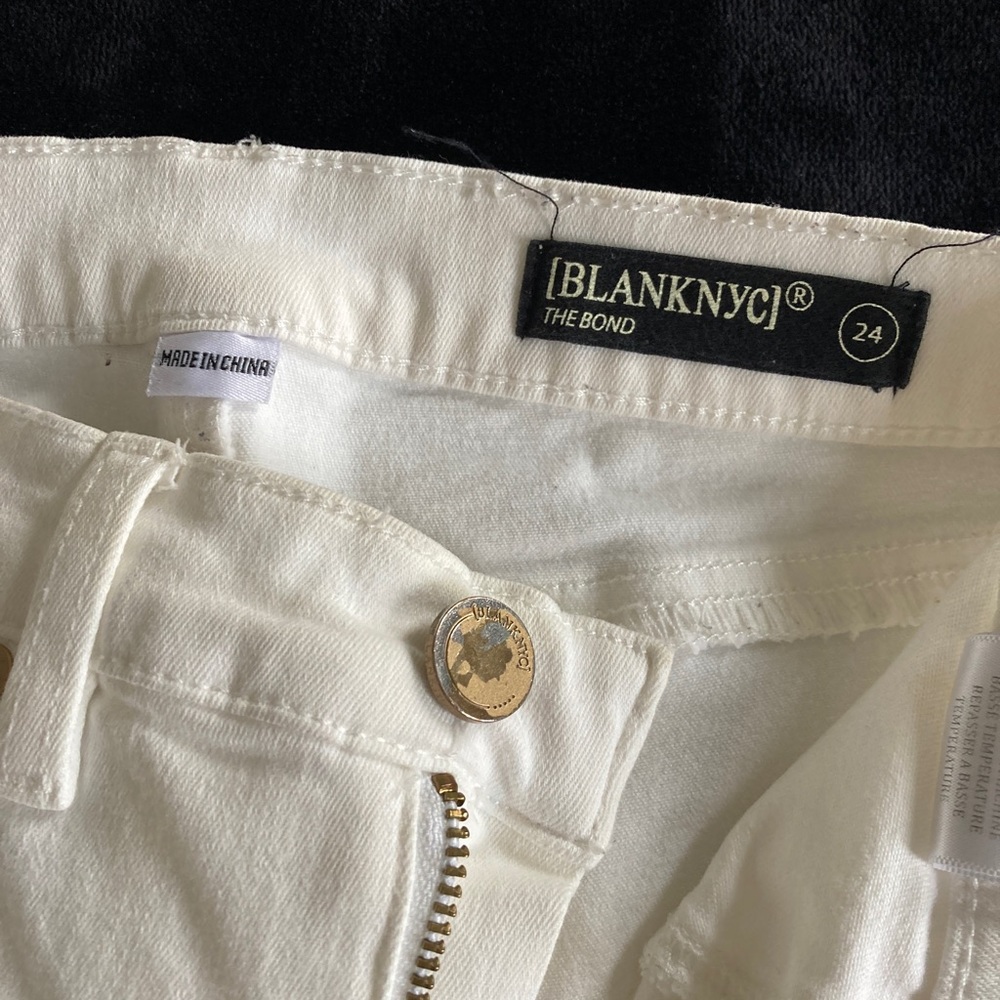 Blank NYC the bond white jeans